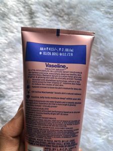Gluta-Hya Serum in body lotion