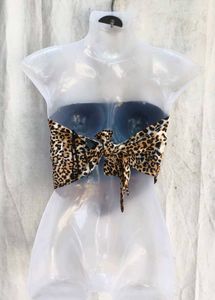 Leopard Print Bandeau Top