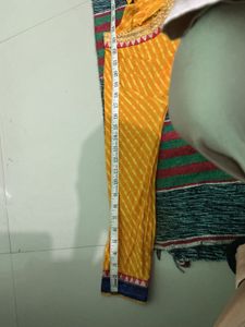 Yellow Ethnic Angrakha Kurta