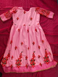 free gifts inside 🎁🎁🎁Beautiful Pink Embroidered