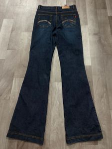 Embroidered Low Rise Jeans