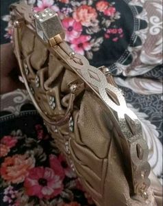 Chic Metallic Clutch Bag