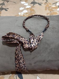 Leopard Print Hair Scarf Headband