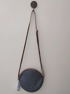 Unique Chevron Round Sling Bag