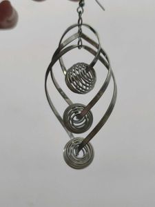 Statement Silver Earrings