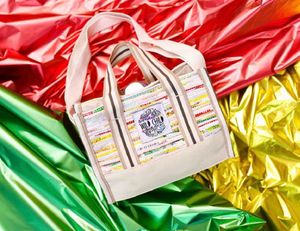 Wild Child Striped Tote Bag