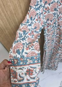 Amayra Cotton Printed Straight Kurta