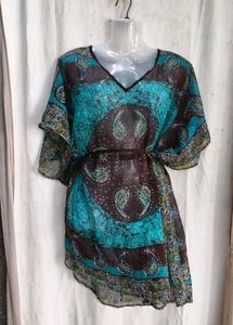 Bohemian Kaftan Tunic Top