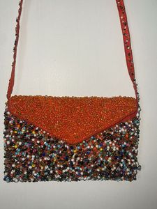 Beaded Crossbody Clutch
