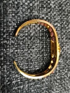 Elegant Gold  polish and Rudraksha Bracelet