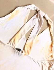 Tie-Dye Halter Neck Tank Top