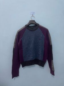 Color Block Knit Sweater