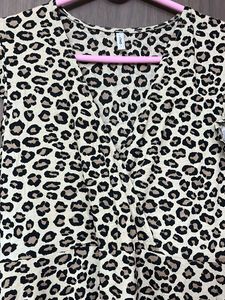 only brand Chic Leopard Print Midi Dress
