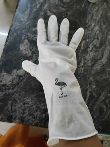Brand New White Silicone Gloves