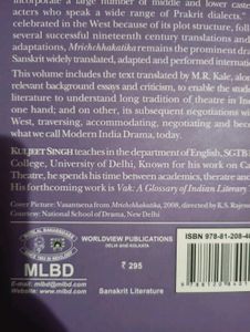 The Mrichchhakatika of Sudraka Book