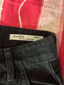Black Wide Leg Cargo Pants