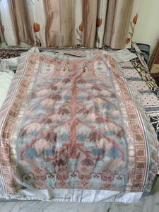 Elegant Off-White Kurta Set with Dupatta
