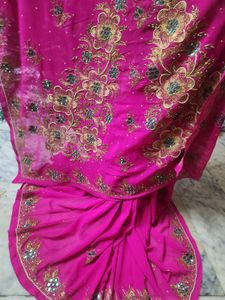 aari Tari work saree