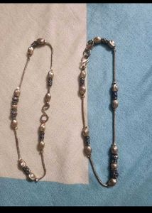 Elegant Beaded Necklace and Bracelet Set