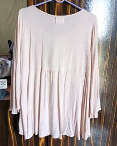 Boho Embroidered Tassel Tunic Top