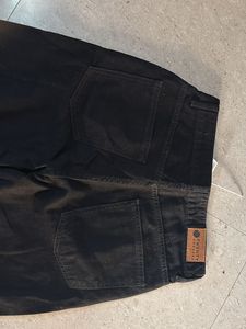 Black Distressed Flare Jeans