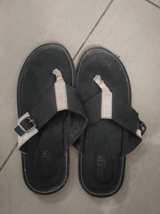 Men's Black Flip-Flop Sandals