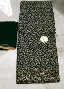 Designer Floral Print Dress Material with Dupatta