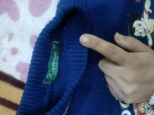 Smart Bheem Printed Sweater For 4-6 Years Kids