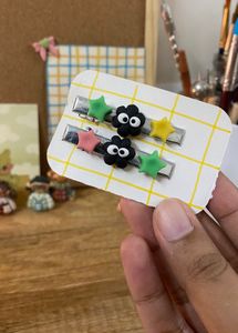 Studio Ghibli hair clips set of 2