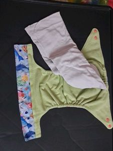 Cute Ocean Print Baby Diaper