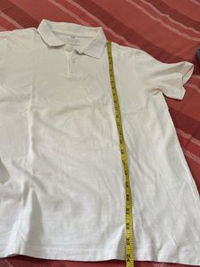 White H&amp;M Polo Shirt
