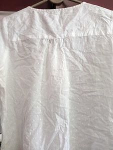 White Embroidered Kurta
