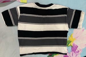 Striped Crop Top