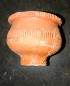 Set of 4 Designed Terracotta Kulhads