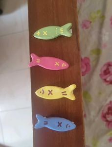 Cute Fish Cookie Hair Clips