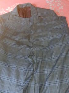 Men's Blue Plaid Blazer