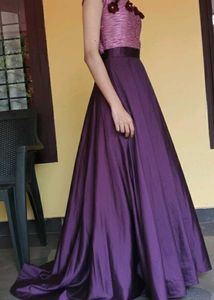 Elegant Purple Gown