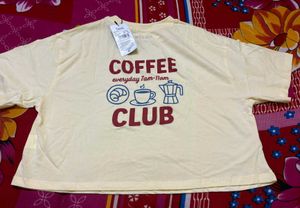 Coffee Club Graphic Tee 💛
