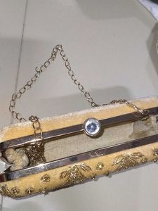 Elegant Embroidered Clutch Bag