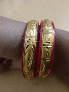 Golden Bangle Set Of 3