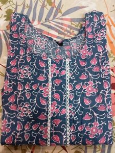 Floral Print Kurta