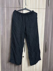 18 H&M Wide Leg Linen Pants
