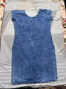 Blue Denim Look Kurti