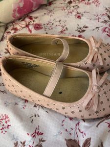 Cute Pink Star Ballerina Flats