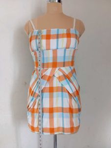 Plaid Mini Dress