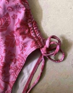 Pink Floral One-Piece Swimsuit