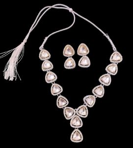 Elegant Polki Kundan Necklace Set
