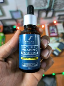 Spruce Shave Club Vitamin C Serum with Hyaluronic Acid &amp; Niacinamide for Skin Brightening - 30 ml