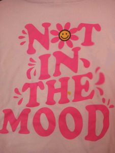 Cute Pink Graphic Print Top