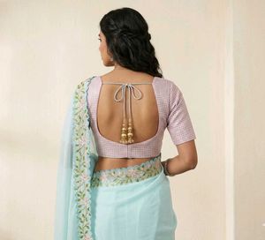 ✨ Brand New Stitched Saree Set